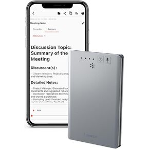 AI Voice Recorder, Audio Recorder for Meeting, Lectures, Interviews, Calls, App Control, Transcribe, Summarize & Translate Empowered by ChatGPT & Claude