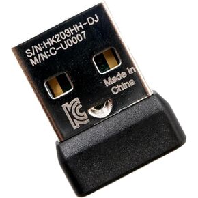 USB Dongle Unifying Receiver for Mouse and Keyboard Compatible for Any Logitech Product That Display The Unifying Logo (Orange Star, Connects up to 6 Devices)
