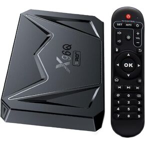 X96Q Pro+ Android Box 14.0 TV Box H728 Octa-core with 4GB RAM 64GB ROM Dual WiFi 6 2.4G/5.8G LAN 1000M / H.265/ BT/ USB3.0 8K Android Box