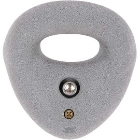 Atomik Rock Climbing Holds Large Bolt-On Ring in Gray Used in Gyms for Down-Climbing