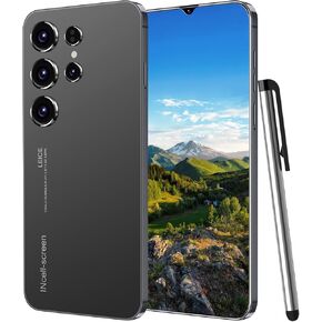 الهواتف المحمولة C24 ، 6.3 بوصة شاشة HD غير مقفلة Android 13 الهواتف ، 4 جيجابايت+128 جيجابايت الهاتف الذكي غير مؤمن بطارية 6000 مللي أمبير 64 جيجا بايت SD Snapdragon وحدة المعالجة المركزية ، معرف الوجه/هاتف SIM مزدوج (أسود)
