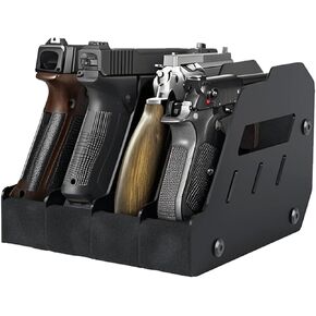 Foam Pistol Rack for Gun Safe - Ideal Gun Cabinet Accessory, Handgun Storage & Display Holder for Revolvers & Firearms