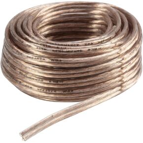 Scosche SW1820MX 18 Gauge CCA Car Stereo Seeper Wire ، 18 AWG Audio Cable لنظام صوت السيارات ، مكبرات الصوت المنزلية - النحاس Clad Aluminium 20 قدم