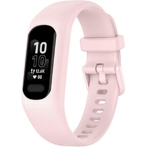 Soft Silicone Bands Compatible with Garmin Vivosmart 5, Rugged Case Band Silicone Sport Replacement Strap Protective Cases/Cover Protector Drop-Proof Shockproof for Women Men