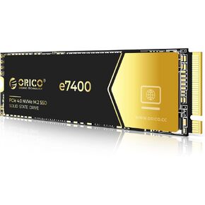 ORICO e5000 2TB M.2 NVMe SSD, PCIe Gen4x4 with 5200MB/s Read 4500MB/s Write, 3D QLC NAND Internal Solid State Drive SLC Dynamic Cache, Compatible with PS5 Desktop PC and Laptops in Kuwait