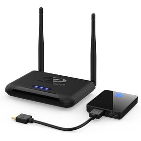 جهاز إرسال ومستقبل HDMI اللاسلكي الذي يبلغ طوله 200 قدم ، نظام نقل فيديو HDMI Winken Wireless HDMI ، 1080P@60Hz ، للبث من الكمبيوتر المحمول ، الكاميرا ، Netflix ، DVR ، PS4 لمراقبة ، العرض HDTV