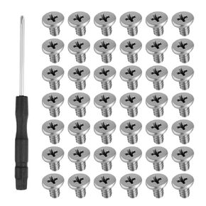 50 PCS M.2 SSD Mounting Screws Kit, Pcie Nvme M2 X 3 MM Replacement Phillips Flat Head Screw M.2 SSD Mountings Screws with Screwdriver, M2Screw for Laptop Nvme