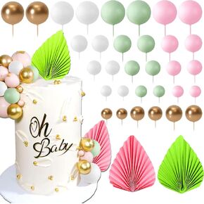 St. Patrick's Day Cake Topper Lucky Three Leaf Clover Hat Cake Decorations for St. Patrick Irish Party Birthday Party Supplies