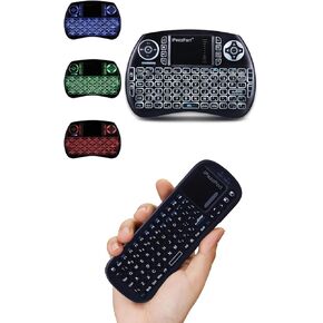 iPazzPort Mini Wireless Keyboard with Touchpad Compatible with Laptop, PC