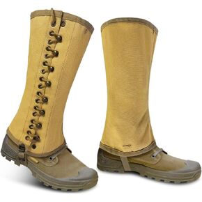WW2 US Canvas Leg Gaiters Boot Gaiters for Men Gaiters for Hiking Reproduction WWII Us M1936 Leggings Gaiters Puttee