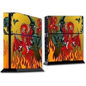MightySkins Skin Compatible with Sony Playstation 4 PS4 Console wrap Sticker Skins Dragon Breath