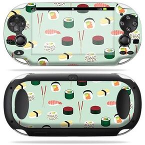 Mayyskins الجلد متوافق مع Sony PS Vita - Sushi | غلاف الالتفاف الواقي ، الدائم ، والفريد من نوعه | من السهل تطبيق الأنماط وإزالتها وتغييرها | صنع في الولايات المتحدة