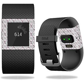 MightySkins Skin Compatible with Fitbit Surge Cover Skins Sticker Watch Pink Galaxy Bots