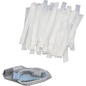100 Pack Charger Cable Management Sleeve Cord Organizer Individual Wrapped Netting Case Wire Loom Tubing Cover Wraps for USB Charging Cable USB C Cable Watch Wireless Charger Wired Earbuds