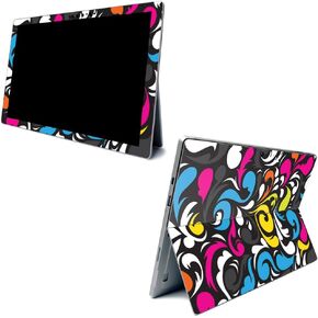 MightySkins Carbon Fiber Skin for Microsoft Surface Pro 7 - Ripped | Textured Carbon Fiber Finish | Easy to Apply, Remove, and Change Styles | Made in The USA