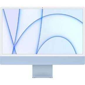 2021 Apple iMac with Apple M1 Chip with 8-core CPU (24-inch, 8GB RAM, 512GB SSD Storage) Blue (Renewed Premium)