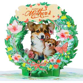 FaCraft 3D Pop Up Mothers Day Card - Happy Mothers Day Flower Pop Up Gift Greeting Card with Envelope with Blank Insert for Best Mom Women Wife Daughter Grandma in Kuwait