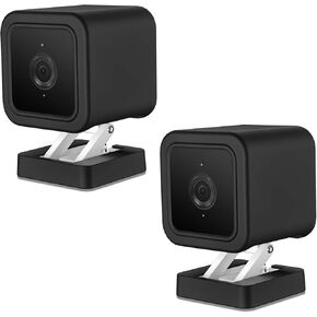 HOLACA Silicone Skin for Wyze Cam v3- Come with Quick Wall Mount Bracket - Anti-Scratch Protective Cover - Extra Protect Wyze Cam v3 Camera