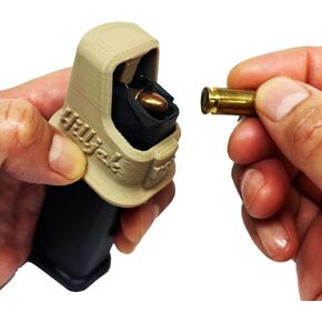 Glock 17, 19, 26, 34, 22, 23, 27, 35 Magazine Speed Loader, Quickie Loader (Dark Earth) QL9G