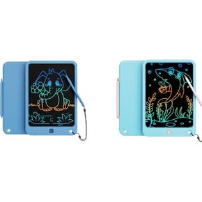 LCD Writing Tablet 10 Inch for Kids（Navy+Lake Blue