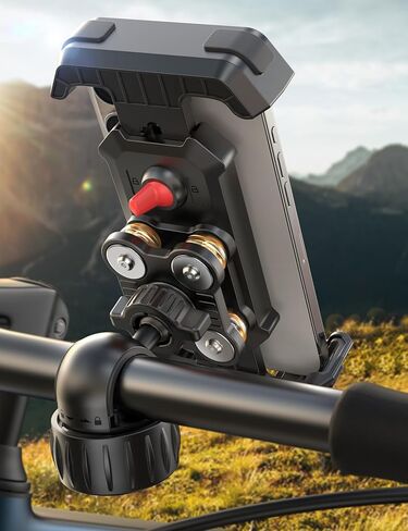 حامل هاتف Joyroom Bike Mount ، [مضاد للاهتزاز] [2025 ترقية] Motorcycle Phone Mount ، حامل هاتف الدراجات للهواتف 4.7-7.0 "، وملحقات الدراجات ، ومقابض الهاتف لجهاز iPhone Samsung in Kuwait