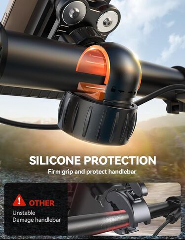 حامل هاتف Joyroom Bike Mount ، [مضاد للاهتزاز] [2025 ترقية] Motorcycle Phone Mount ، حامل هاتف الدراجات للهواتف 4.7-7.0 "، وملحقات الدراجات ، ومقابض الهاتف لجهاز iPhone Samsung in Kuwait