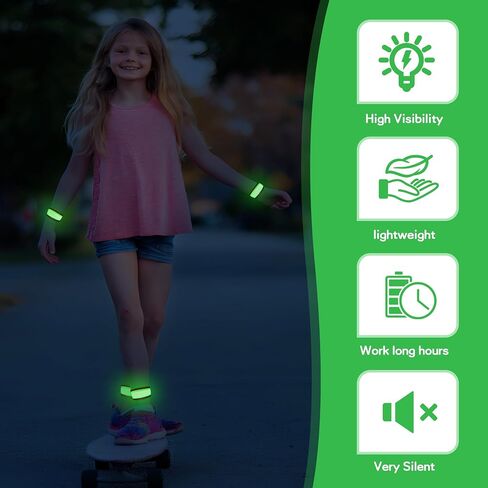 6 أجهزة كمبيوتر أساور LED LED ، أساور LED LED UP ، معصم LED الأخضر ، LED أساور الصفع للمشي ، الجري ، الركض ، الحفلات الموسيقية ، الرياضة ، التخييم ، الأحداث الرياضية ، الحفلات ، إكسسوارات الهذيان in Kuwait