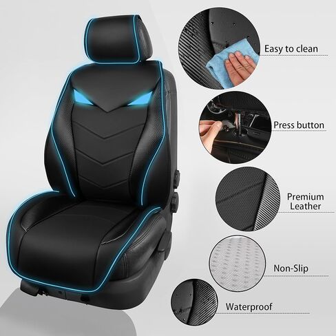 سجادات سيارة مطاطية خفيفة LED من CAR PASS، سجادة أرضية للطبق العميق شديدة التحمل مناسبة لجميع الأحوال الجوية، مجموعة كاملة من الأمام والخلف مضادة للانزلاق ثلاثية الأبعاد مقاومة للماء وتقليم عالمي لبطانة السيارات، سيدان، سيارات الدفع الرباعي، شاحنة، أضواء  in Kuwait