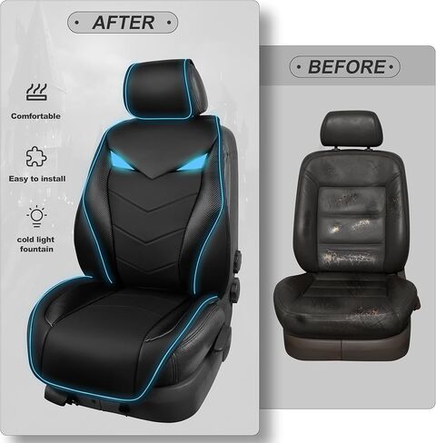 سجادات سيارة مطاطية خفيفة LED من CAR PASS، سجادة أرضية للطبق العميق شديدة التحمل مناسبة لجميع الأحوال الجوية، مجموعة كاملة من الأمام والخلف مضادة للانزلاق ثلاثية الأبعاد مقاومة للماء وتقليم عالمي لبطانة السيارات، سيدان، سيارات الدفع الرباعي، شاحنة، أضواء  in Kuwait