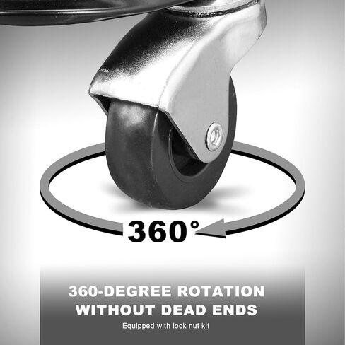 Torin ATRP6240B جراج/متجر زاحف بلاستيكي مصبوب بالنفخ: عربة ميكانيكية 40 بوصة مع مسند رأس مبطن، وصواني أدوات مزدوجة و6 عجلات، أسود in Kuwait