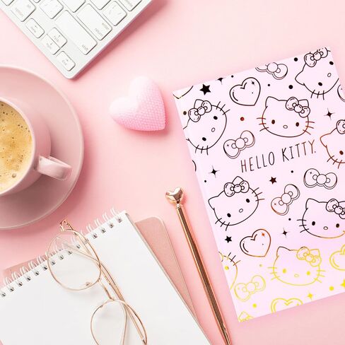 Hello Kitty and Friends Agenda, 70 Pages, Hardcover Planner, Hello Kitty & Kuromi Stickers, Sanrio Stuff, Cute School Supplies, Cute Stationery, Hello Kitty School Supplies, Sanrio Accessories in Saudi Arabia