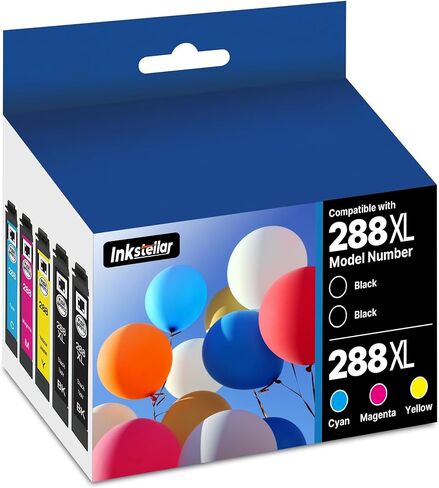 410XL 410 Ink Cartridges Remanufactured for Epson 410XL 410 XL T410XL T410 Combo Pack Compatible for Expression XP-640 XP-830 XP-7100 XP-530 XP-630 XP-635 (PhotoBlack Black Cyan Magenta Yellow,5 Pack) in Saudi Arabia