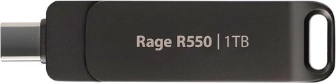 محرك أقراص فلاش Patriot Rage R550 سعة 256 جيجابايت USB 3.2 Gen 1 Type-A+C - محرك الإبهام - محرك القلم - PE256GR550DSAD in Kuwait