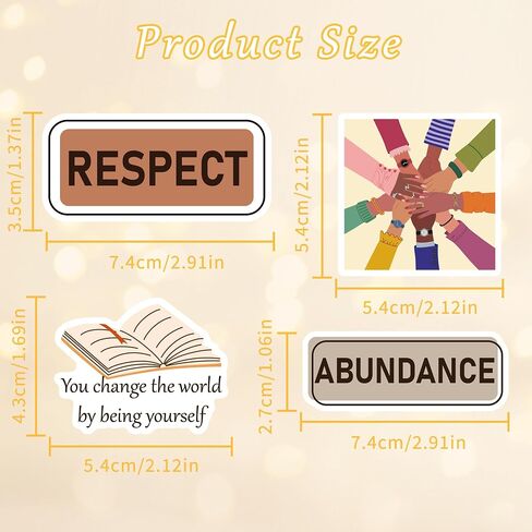 50 Pcs Black Girl Stickers, Inspirational Decals, Self-Affirmation Motivational Quotes Sticker for Vision Board Journaling Scrapbook Laptop, DIY Gifts for Girls in Kuwait