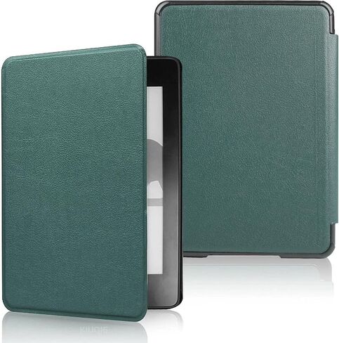 BASEMALL Case for All-New 7" Kindle Paperwhite (12th Generation-2024) and Kindle Colorsoft Signature Edition 2024, Lightweight Shell Cover with Auto Wake/Sleep for Kindle Paperwhite 2024 (Green) in Saudi Arabia