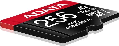 ADATA High Endurance 256GB UHS-I U3 V30 A2 Class 10 Micro SDXC Memory Card (AUSDX256GUI3V30SHA2-RA1) in Kuwait