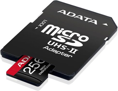 ADATA High Endurance 256GB UHS-I U3 V30 A2 Class 10 Micro SDXC Memory Card (AUSDX256GUI3V30SHA2-RA1) in Kuwait