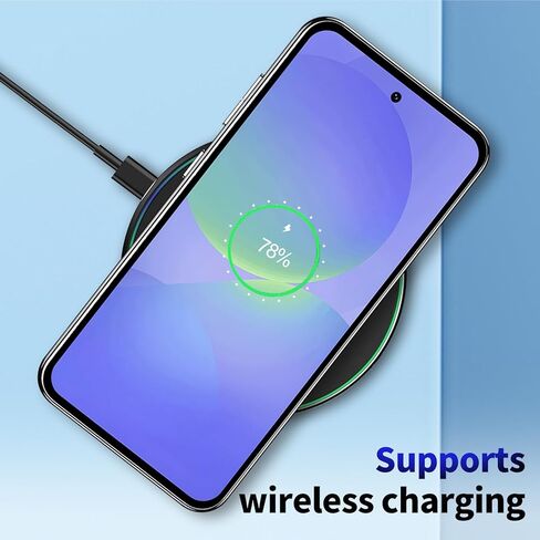 Galaxy A36 Glitter Case for Samsung Galaxy A36 5G Phone Case for Women Girls, Slim Ultra Thin Matte Back Shockproof Protective Cover for Samsung A36 5G, 6.6" Crystal Bling Case (Blue) in Kuwait