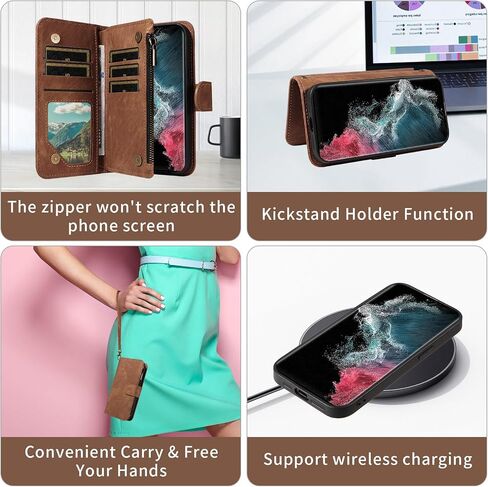 حالة هاتف ASUWISH لـ Samsung Galaxy S22 Ultra 5G SHIPPER WALLET غطاء مغناطيسي قابلة للفصل مع حامي شاشة زجاجية متدلية Crossbody Lanyard Slot S22ultra 22S S 22 S22ULTRA5G 6.8 Blue Blue in Saudi Arabia