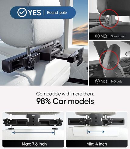 15.6 inch 4K Android.13 Car TV Headrest Monitor for Cars Back seat Rear Entertainment System, Support Phone Wireless Mirror Link Touch Screen,with WiFi/Bluetooth/HDMI/USB/Video Player (4G+64G(2*PCs)) in Saudi Arabia