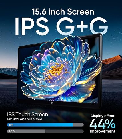 15.6 inch 4K Android.13 Car TV Headrest Monitor for Cars Back seat Rear Entertainment System, Support Phone Wireless Mirror Link Touch Screen,with WiFi/Bluetooth/HDMI/USB/Video Player (4G+64G(2*PCs)) in Saudi Arabia