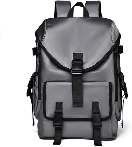 Backpack for Men Lightweight Backpack Fits 15.6 inch Waterproof Rucksack for Traveling Hiking ﻿ (Black) in Saudi Arabia