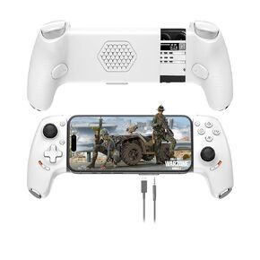 arVin USB C Mobile Gaming Controller for iPhone 16/15 Series & Android (Typc-C) Remote Player Gamepad with Hall Joysticks/Hall Trigger/3.5mm Audio Jack/APP Customized Keys/Cloud Gaming/Remote Play