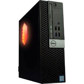 Dell OptiPlex 5040 Desktop Computer PC w/RGB Lighting, Ultra-Fast Intel i5, 16GB DDR4 RAM, 500GB SSD, DVD, WiFi, Windows 10 Pro (Renewed)