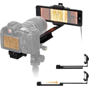 JJC 35mm Photo Slide and Negative Film Digitizing Adapter Set, 135 Slide and Negatives Film Digitizer Converter Copying Scanning with Holder