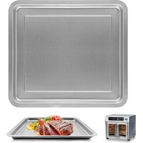 GXF Air Fryer Accessories for Emeril Lagasse Everyday 360 26 QT Extra Large Air Fryer, 12.5''×10'' Steel Air Fryer Plate Replacement Parts wire Rack