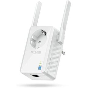 TP-Link TL-WA860RE IEEE 802.11n 300 Mbps N300 Universal Wi-Fi Wall Plug Range Extender with External Antennas and AC Pas