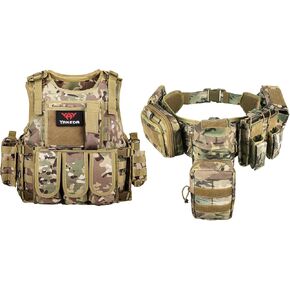 YAKEDA Tactical Outdoor Vest &Tactical Battle Belt