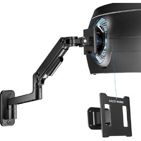 ARES WING Wall Mount Monitor Arm & VESA Adapter for Samsung Neo G9, G65B, G70A, G75T, G85NB, CRG9, CHG9, CHG90, and Odyssey G9 Monitors