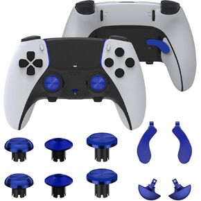 Metal Thumbsticks for PS5 Edge Controller, 4 Back Paddles Triggers Buttons Replacement for PS5 Dualsense Controller, 14 in 1 Accessories Parts for PS5 Edge Controller Analog Joystick